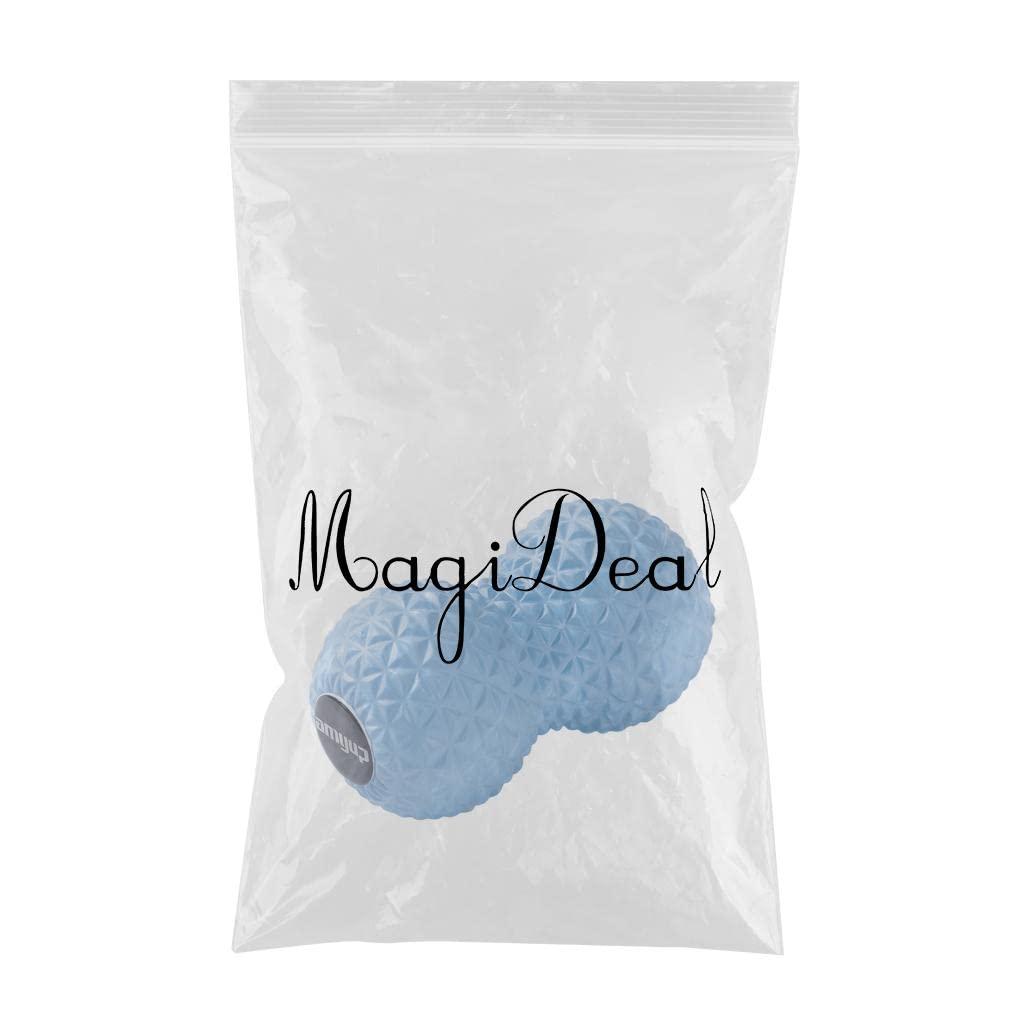 T.O.G. T.O.G. Peanut Massage Ball Double Lacrosse Ball Self Message Roller Back Foot Neck Blue