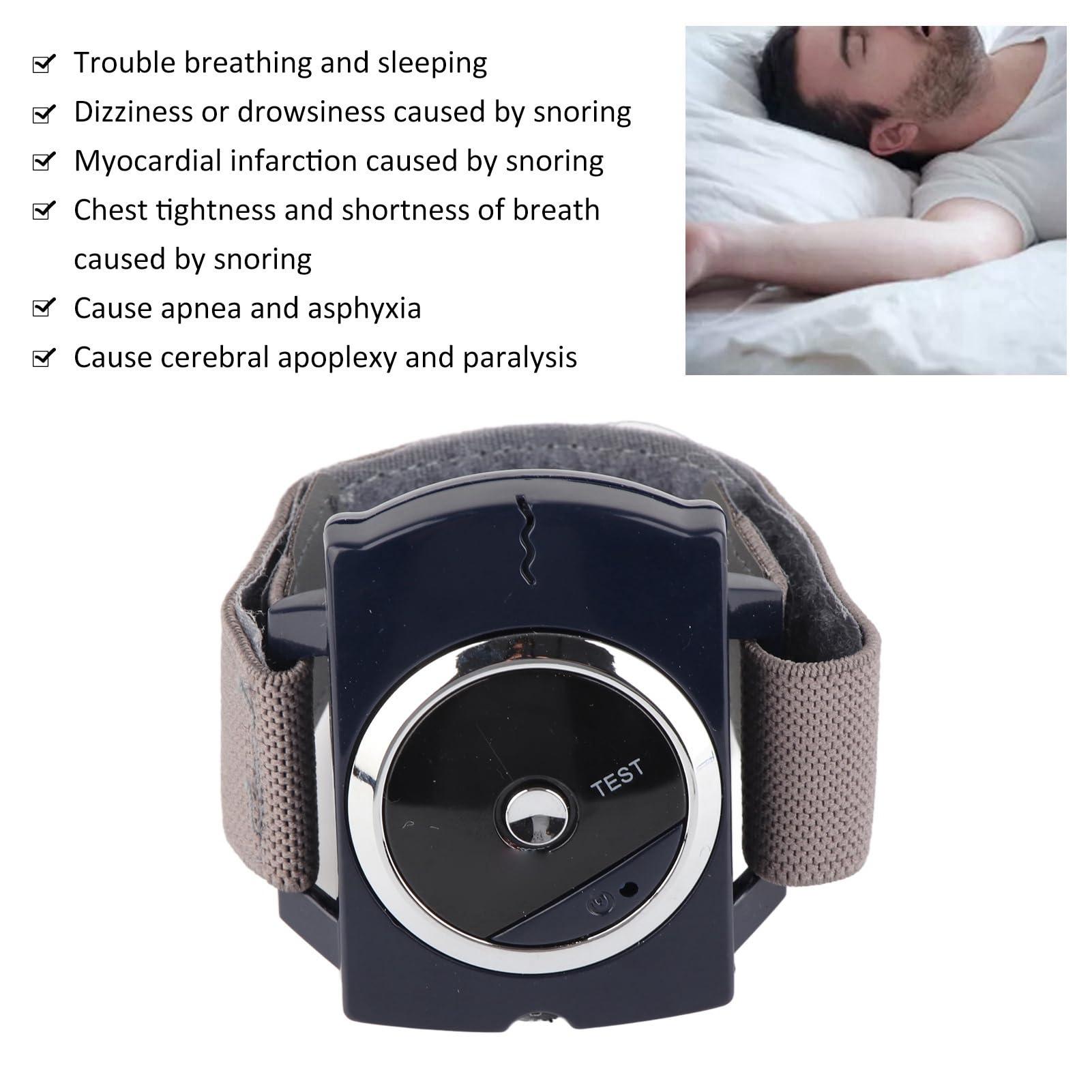 Bannt Anti-Snoring Smart Bracelet Automatic Stopwatch with Anti-Snoring Bracelet Improve Sleep Quality Breathing Prevent Apnea at Home
