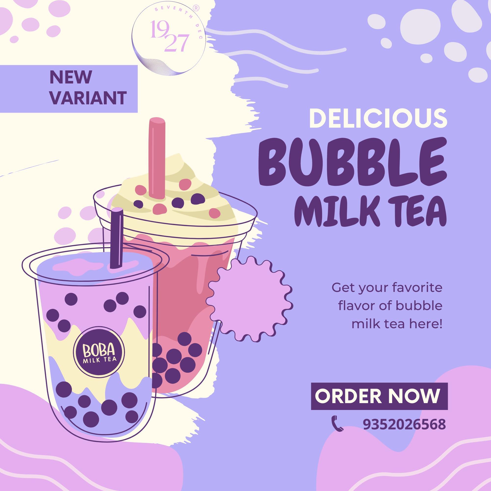 Seven Dec 1927 1927 Black Tapioca Pearl Bubble Tea (1.2 kg)
