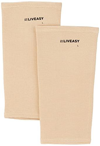 LivEasy LivEasy Ortho Care Knee Cap for Knee Support, Gym - Pack of 2 (L)