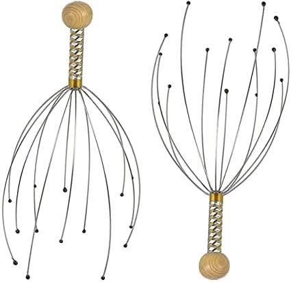 Generic TRT-SALES Scalp Massage Machine Head Massager Scalp Scratcher 12 Fingers Head Scratcher For Body Relaxing Hair, Head Massage