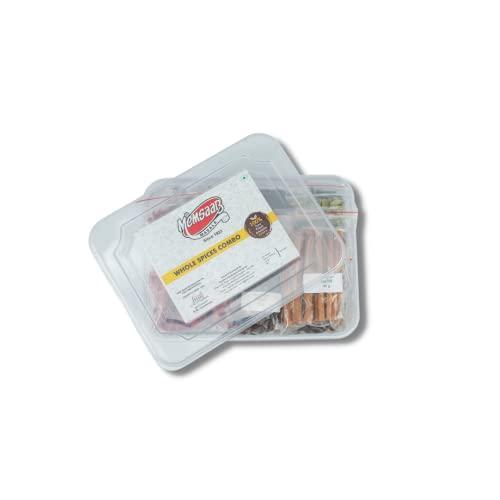 Memsaab Memsaab Set of 23 Genuine Aromatic Whole Spices Garam Masala Combo 1.23 kg Sabut Masala with FREE CONTAINER | Khada Masala | Cardamom, Kasuri Methi, Cinnamon, Jeera, Dry Ginger, Mustard, Kokam & More