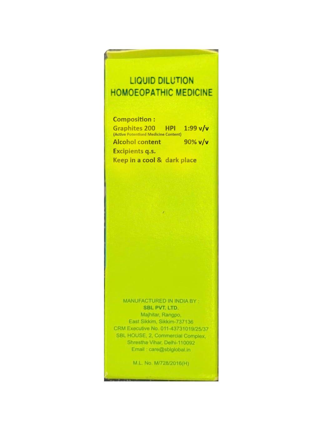 HOMOCOS HOMOCOS SBL Graphites 200 Homeopathic Medicine - Set of 1 Bottle