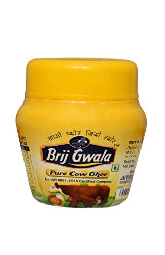 BRIJ GWALA Brij Gwala Pure Cow Desi Ghee || Made Traditionally from Curd ||Pure Cow Ghee for Better Digestion and Immunity 200Ml pack of-2