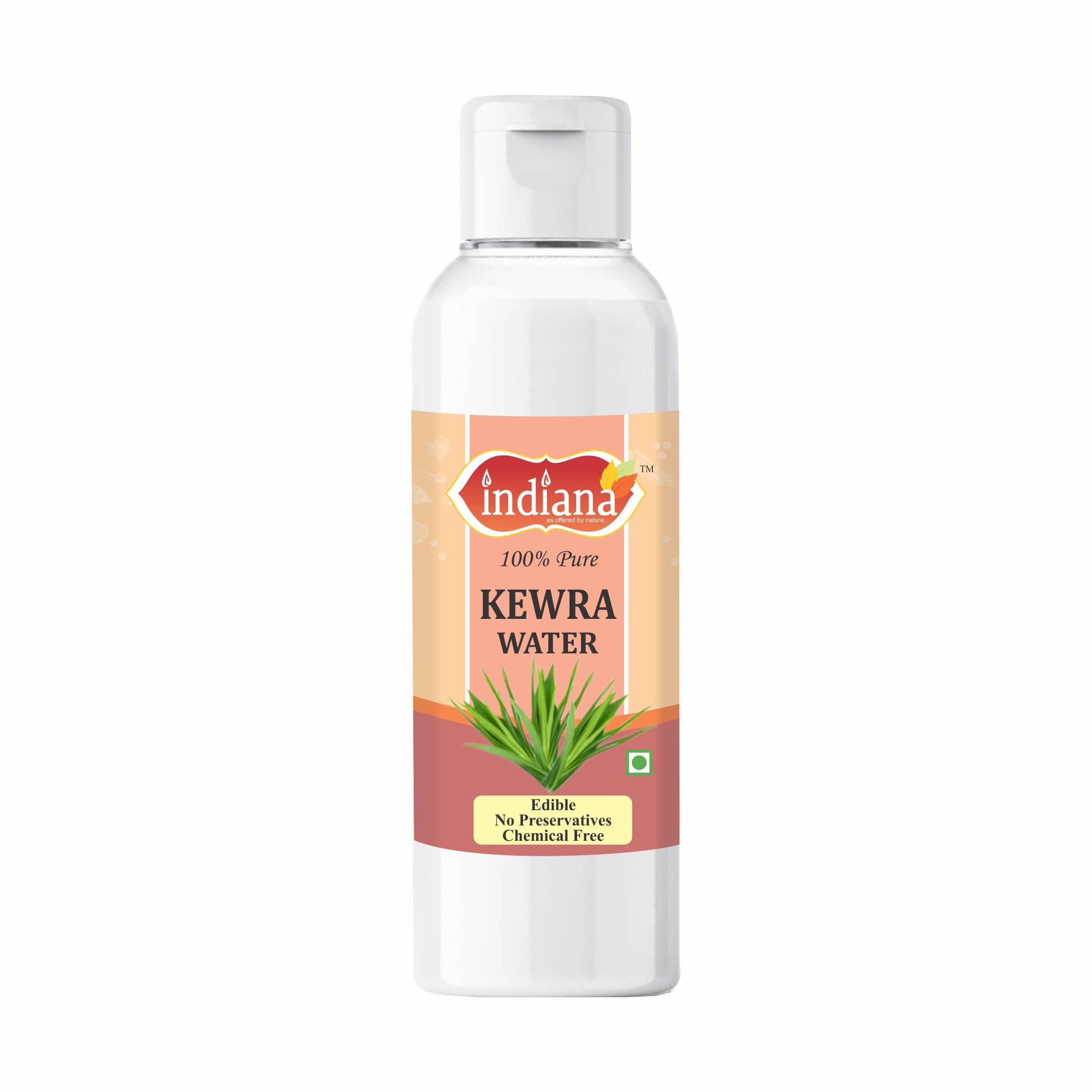 Indiana as offered by nature Indiana Kewra (Pandanus) Water Pure and Natural for Biryani,Pulao,Fried Rice & Others (200ml)