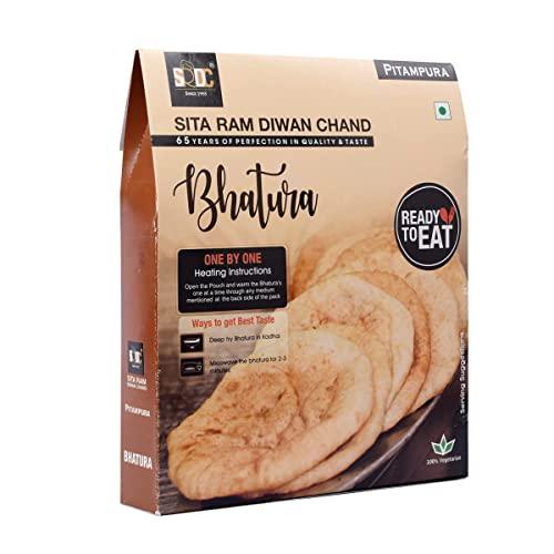 Sita Ram Diwan Chand Sita Ram Diwan Chand Ready To Eat Chhole + Bhature + Dal Makhani & Rice Combo|100% Natural Ingredients & Vegetarian, Tasty Snacks (Chole 300Gm), (Bhature 4 Pcs), (Dal Makhani Rice 380Gm) (Pack Of 3)