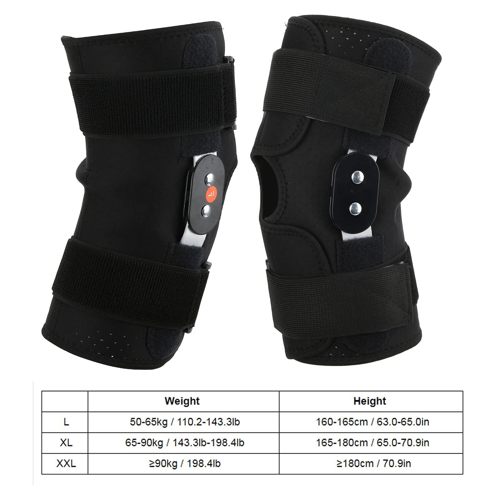 Mavis Lave Knee Brace Support, Adjustable Knee Support Knee Pads Comfortable Stable for Daily Use and Exercise(L)