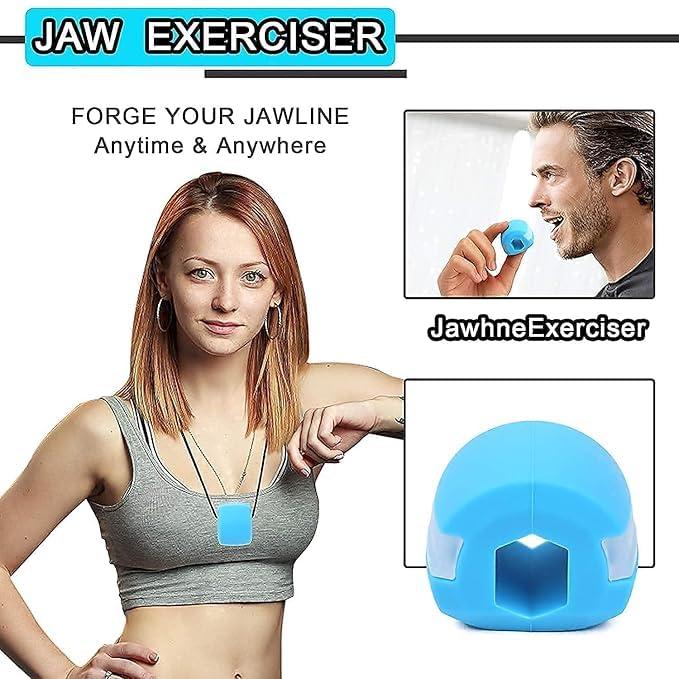 OXYBREEZE OxyBreeze Breathing Trainer with Jaw Trainer | Enhance Lung Capacity & Respiratory Fitness | Improve Your Jaw | Portable Deep Inhalation & Expiratory Muscle Exerciser | Food Grade Silicone for Safe