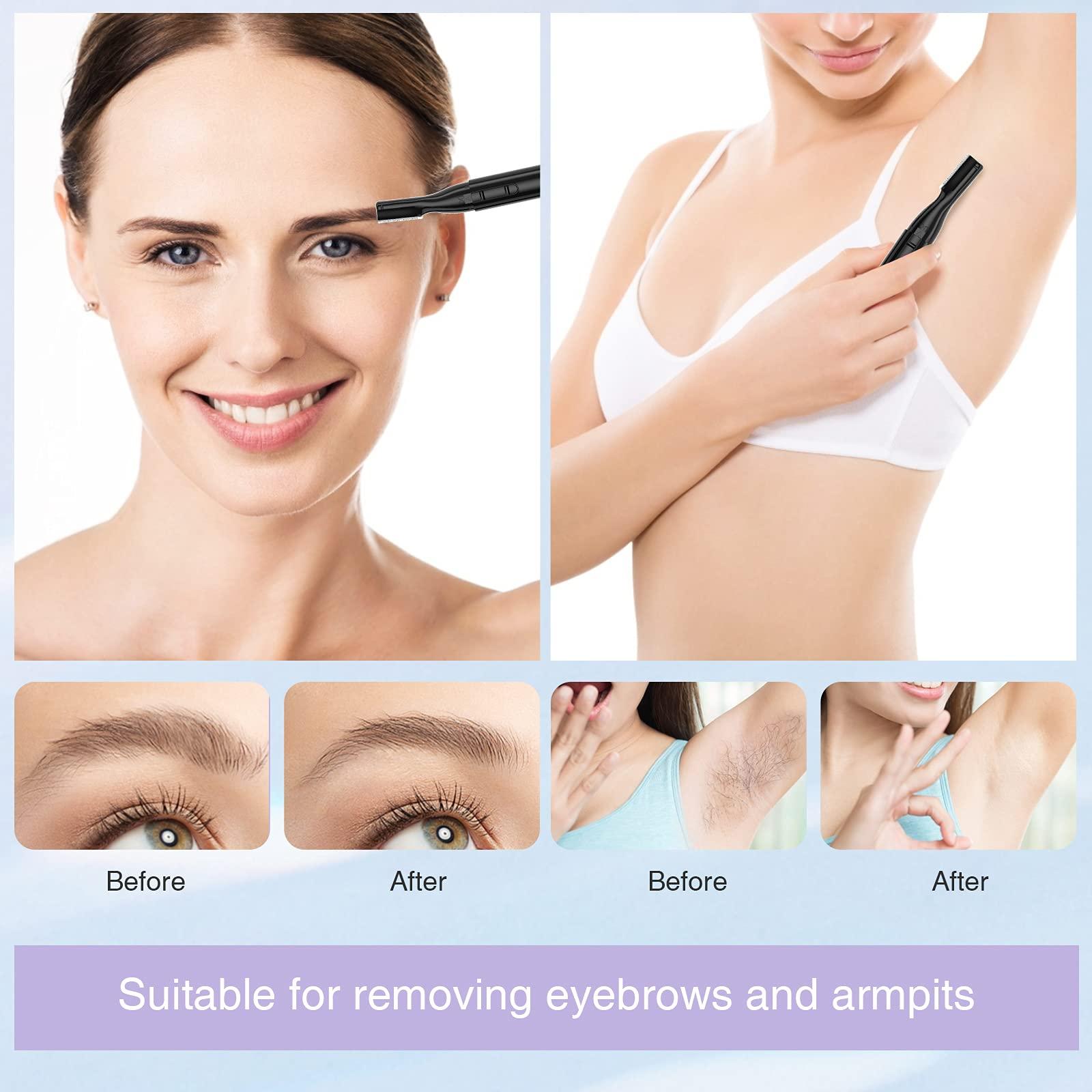 TOUCHBeauty TOUCHBeauty Facial Hair Trimmer Precision Shaver Removal Tool Micro Groomsman Trimmer Black TB-815