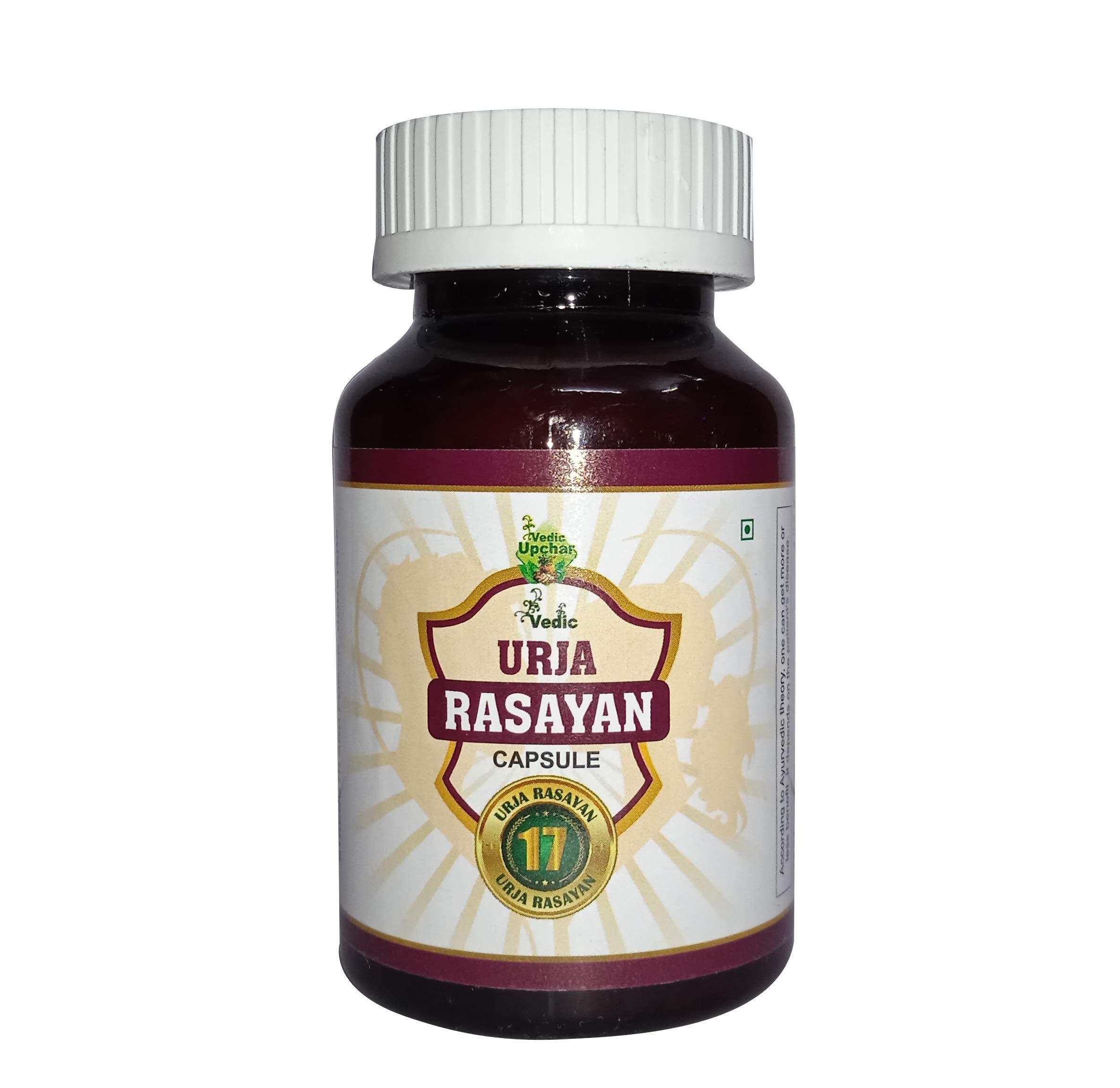 Generic Vedic Upchar Pharmacy Urja Rasayan For Body Weakness 60 Capusles (Pack Of 2)