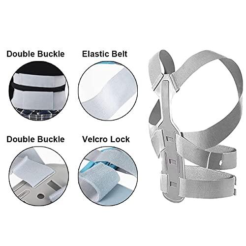 Ostin Ostin Back Brace Posture Corrector Women Men - Large - Adjustable Back Support for Shoulder Back Neck Pain Relief, Compression Upper Spine Straightener with Elastic Velcro Belt, Unisex (XL)