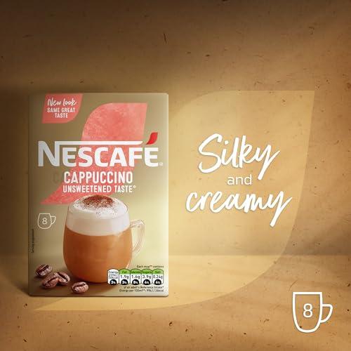 Nescafe Gold Nescafe Gold Cappuccino Unsweetened Taste Pouch, 113 G - Whole Bean