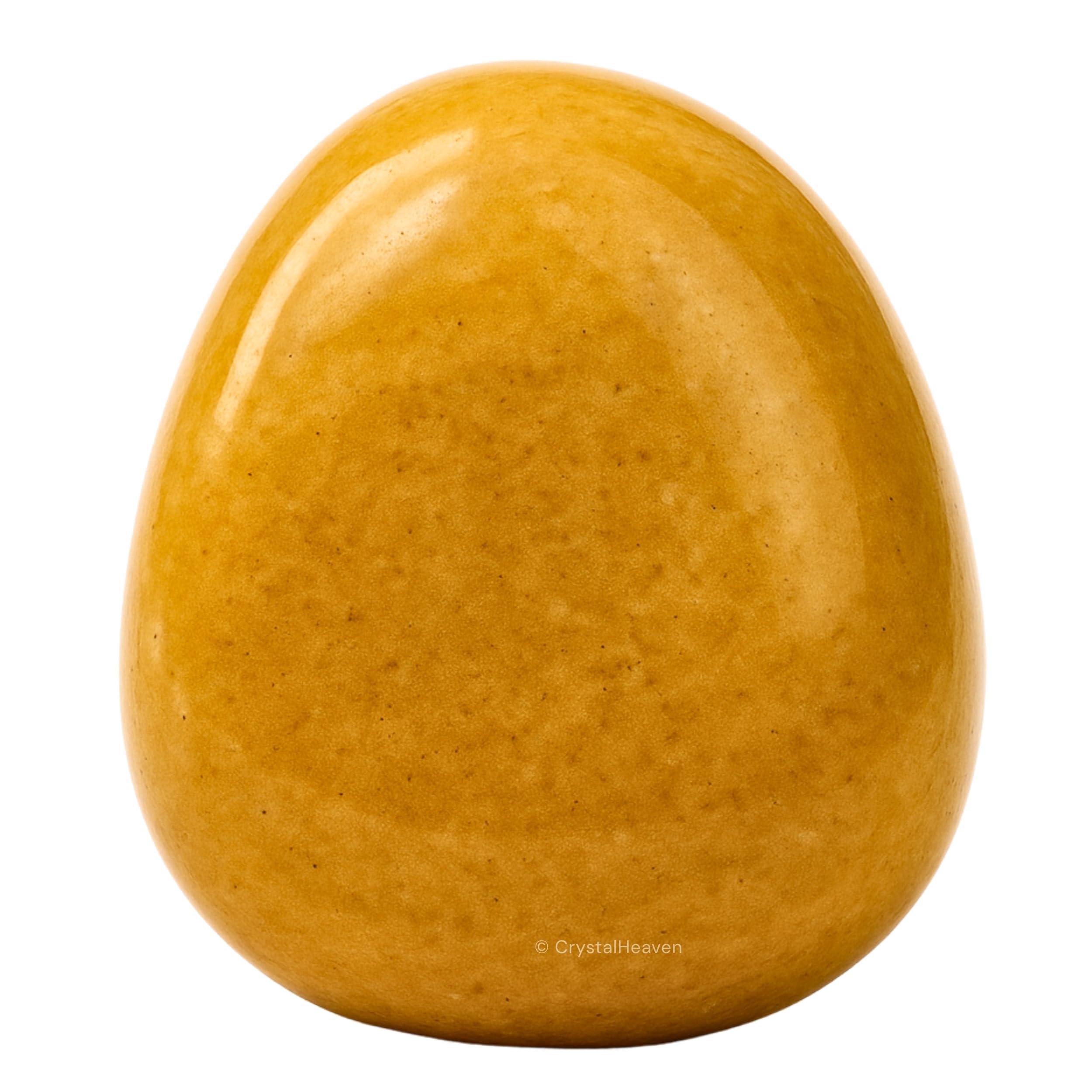 Crystal Heaven Certified Yellow Jasper Crystal Healing Tumbled Stone, Natural Polished Crystals for DIY Crafts, Manifestation, Meditation, Pooja Feng Shui and Reiki Healing (30 Grams)