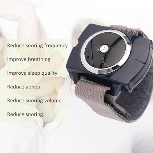 Bannt Anti-Snoring Smart Bracelet Automatic Stopwatch with Anti-Snoring Bracelet Improve Sleep Quality Breathing Prevent Apnea at Home