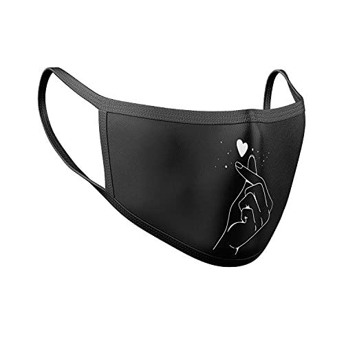 Rarissime Rarissime BTS Love Symbol 2 ply Cloth Face Mask