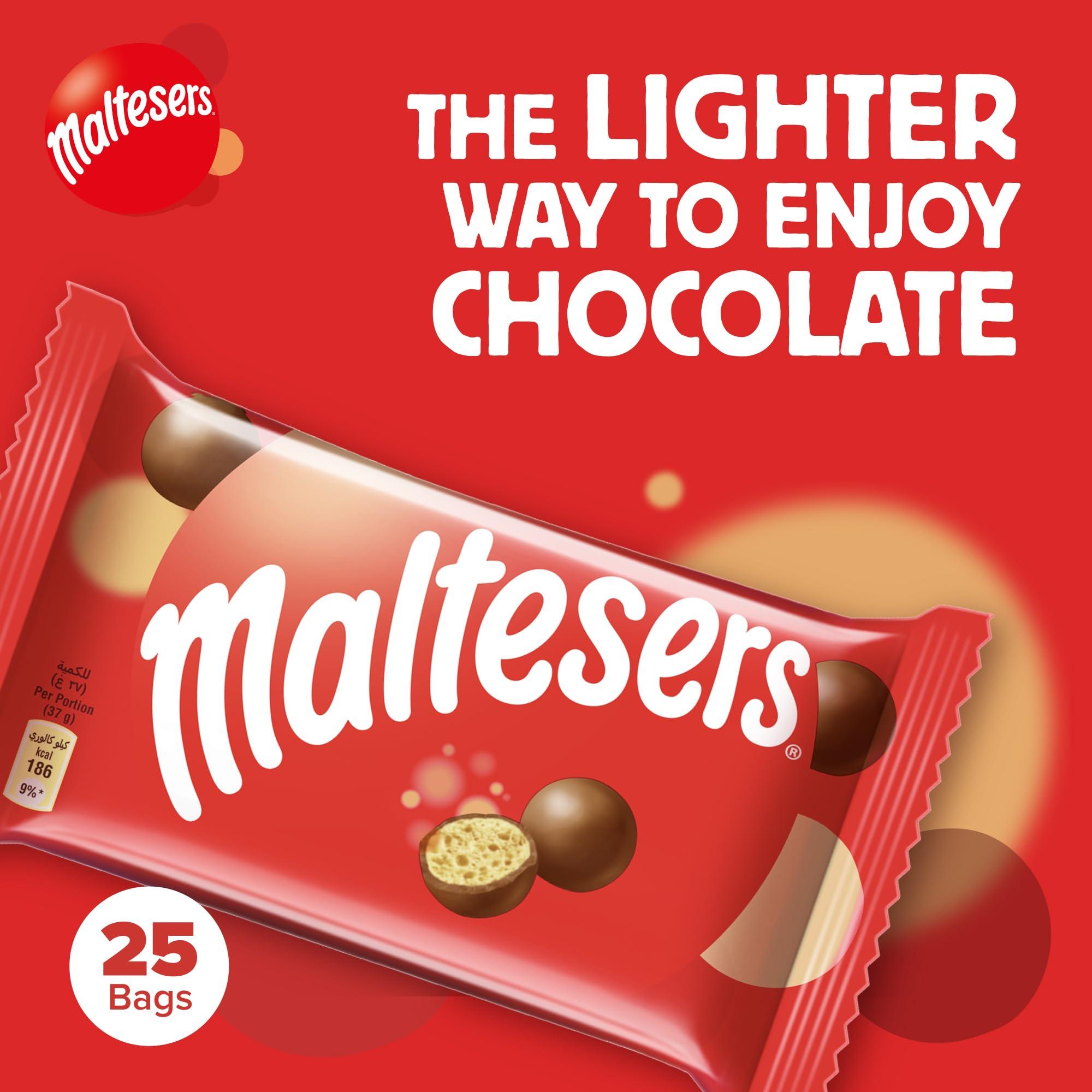 Maltesers Maltesers Mars Milk Chocolate With Honeycombed Centre, 925 Gram (25 X 37 G)
