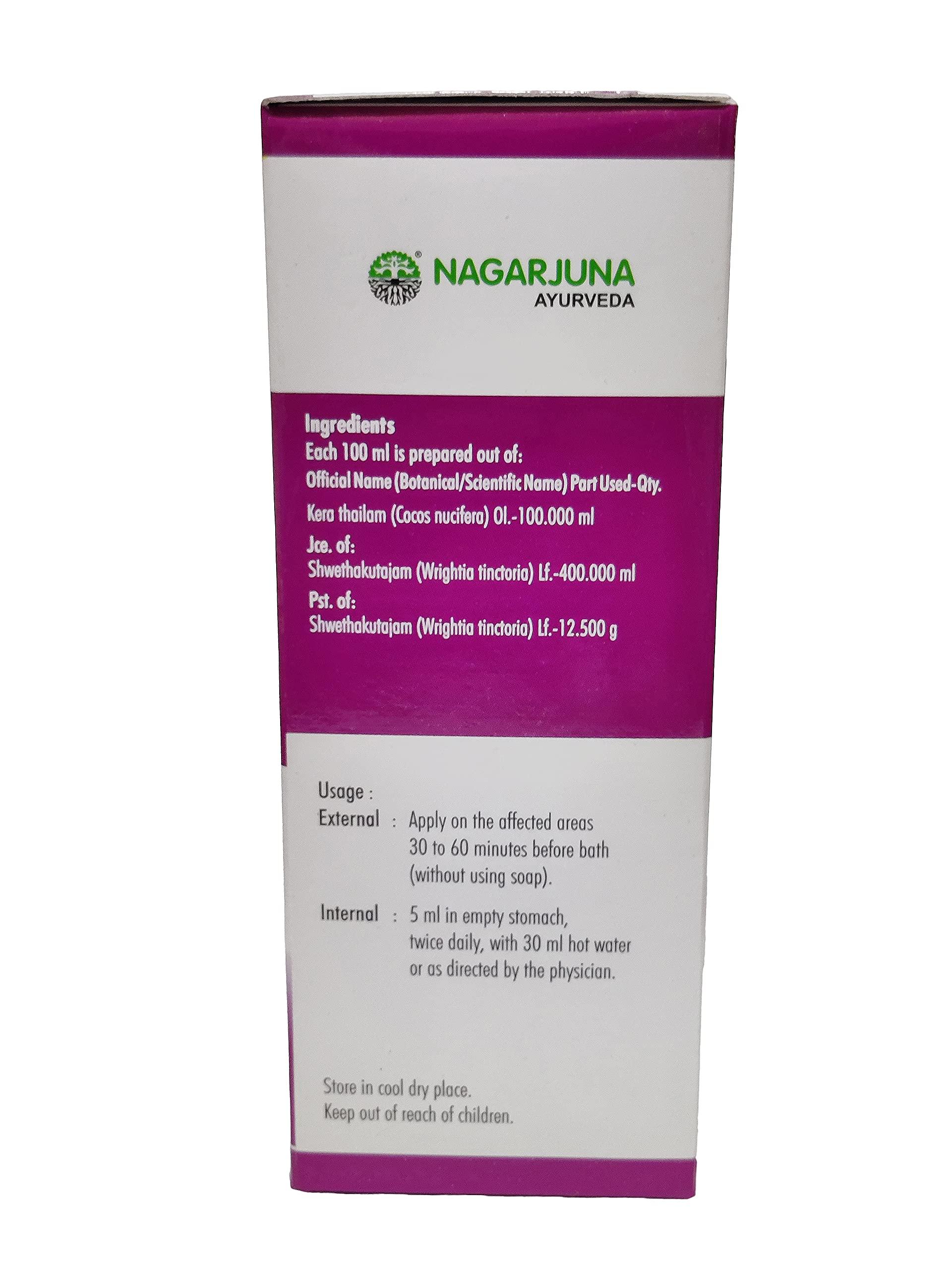 Nagarjuna Herbal Concentrates Ltd. Generic Nagarjuna Psoria Oil, Multicolour, 100 ml