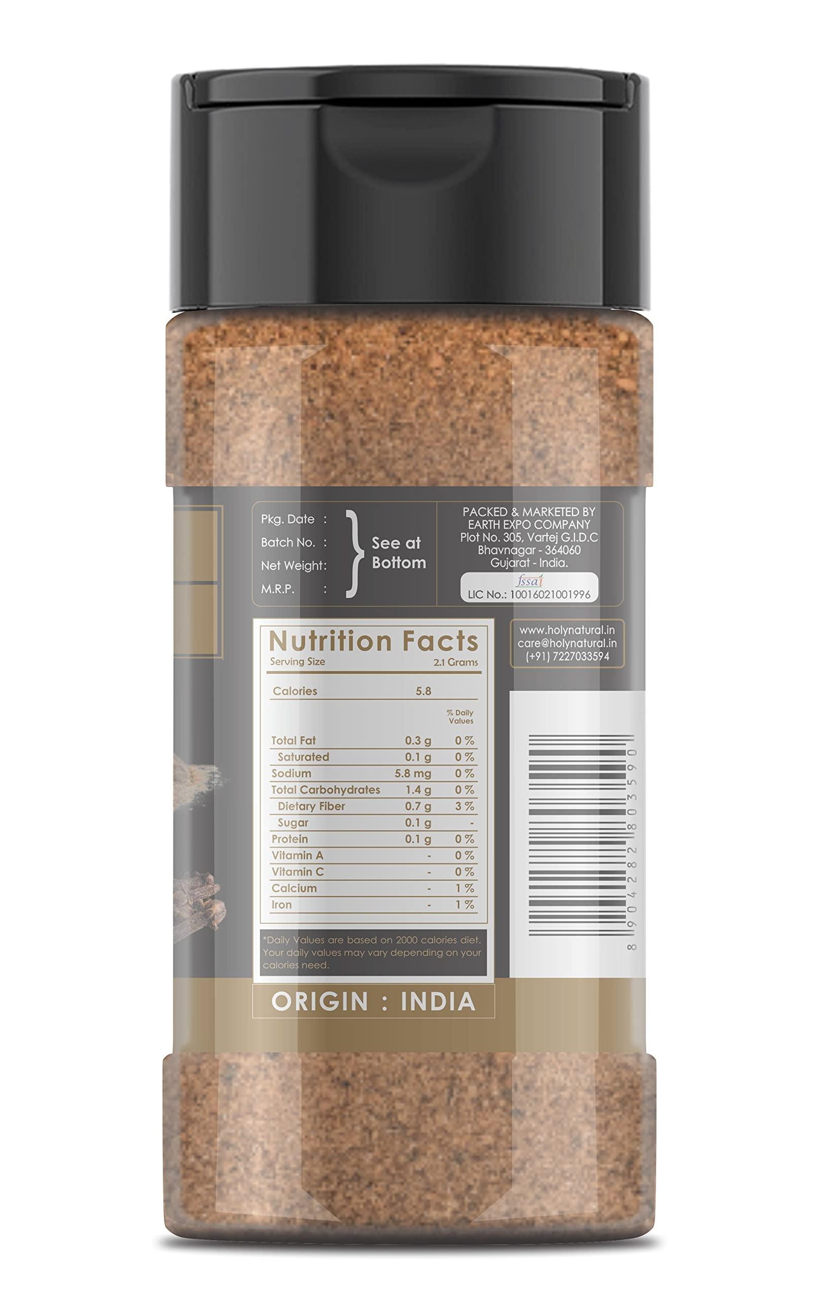 Holy Natural - The Wonder of World 100% Pure and Natural Clove Powder - 100 GM