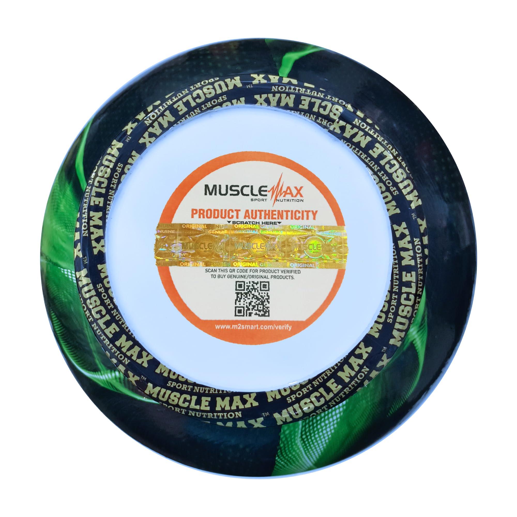 MUSCLE MAX SPORT NUTRITION Muscle Max Advanced Weight Gainer Supplement Powder 3kg weight 6.6lbs 100 Serving per Container with Free Shaker S-shirt (Vanilla)