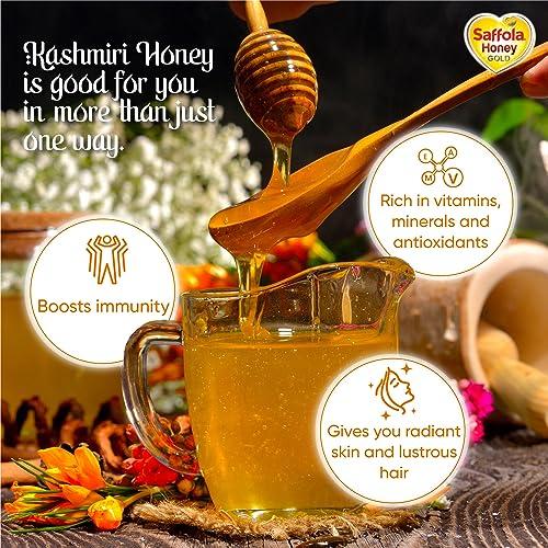 Saffola Saffola Honey Gold, 100% Pure Honey, Made with Kashmir Honey, 500g