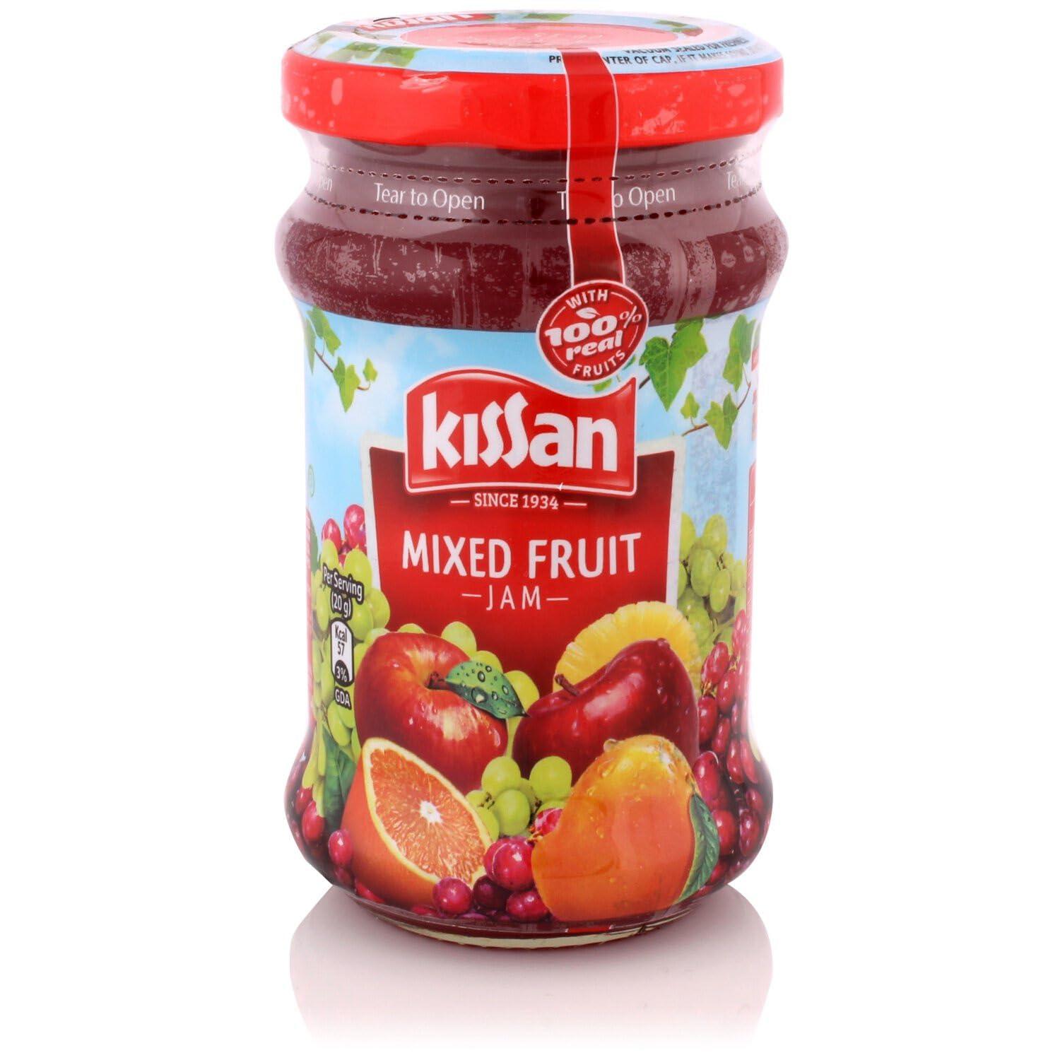 Kissan Kissan Mixed Fruit Jam Sachet, 20g Each (Pack of 60 Sachet)