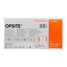 Smith and Nephew OPSITE Transparent Film Incise Dressings (15 x 28 cm), 5 PCS