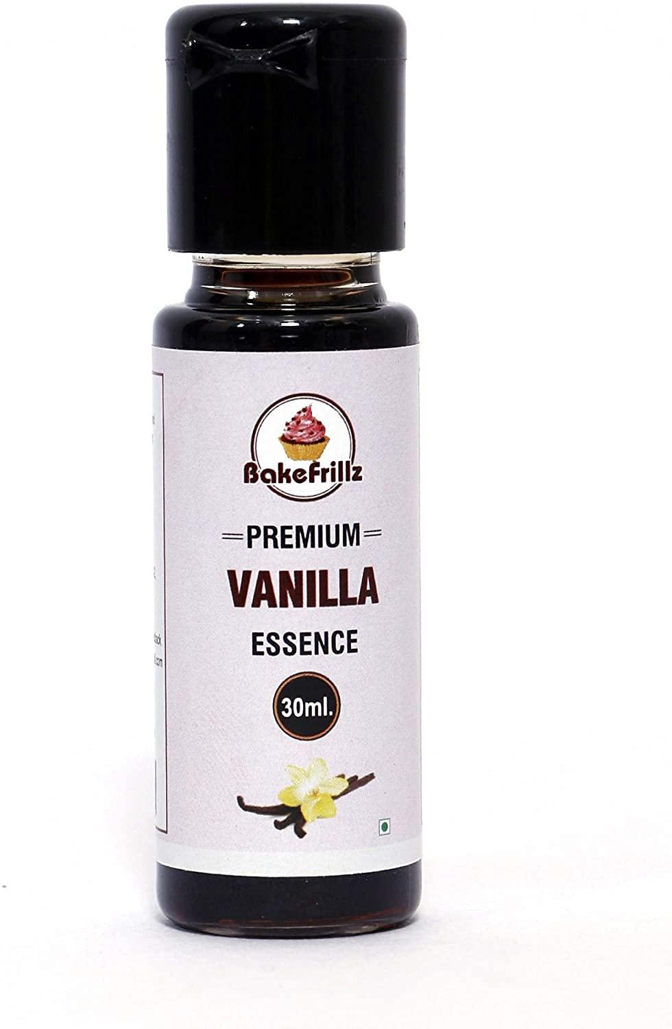 Bakefrillz Bakefrillz Vanilla and Cardamom Food Flavor Essence Combo for Cake Baking, Ice Creams, Puddings, Cookies Making, 30 ml x2