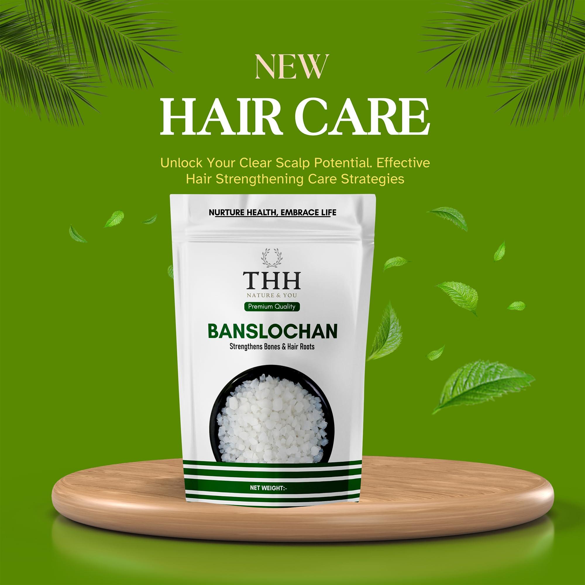 THH THH Organic Tabashir - Vanslochan - Banslochan (200g)| 100% Pure Vanshlochan For Strengthen Bones & Hair Roots| No Added Colors or Preservatives