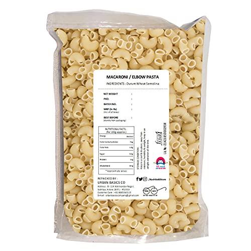 Kush Gold Kush Gold Durum Wheat Pasta - Elbow Macaroni Pasta 800g (2 Pack of 400gm)