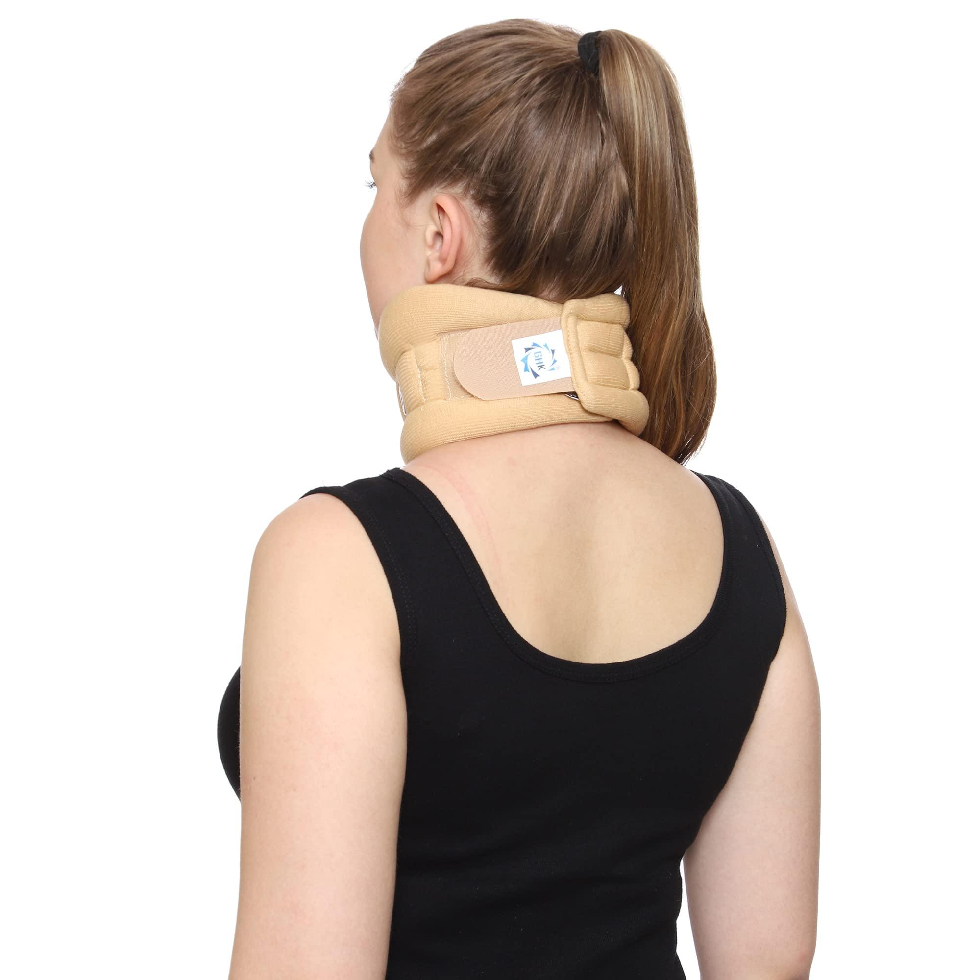GHK GHK H15 Cervical Collar Soft for Neck Support, Small Unisex Skin Colour