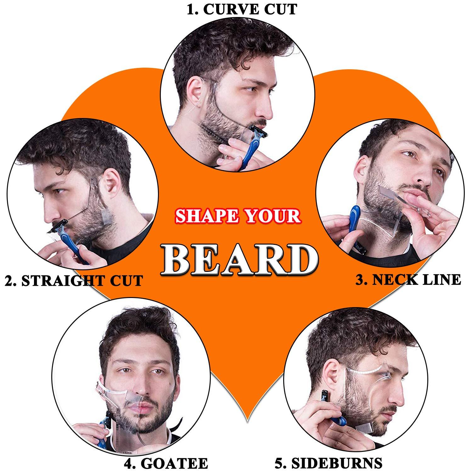 Beard Shaping Styling and haircut tools for men ZXTRESS