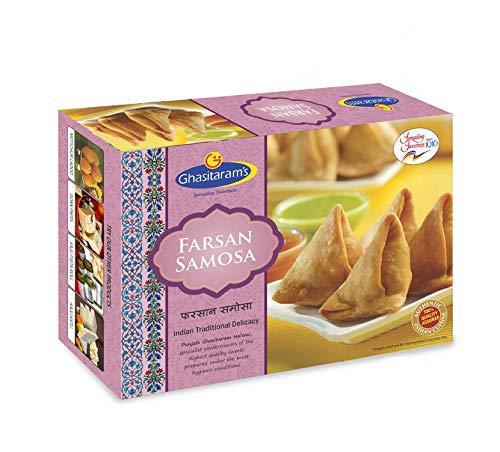 GHASITARAM'S Ghasitaram Diwali Gifts Farsan Samosa With Free Silver Plated Coin. (300gms)