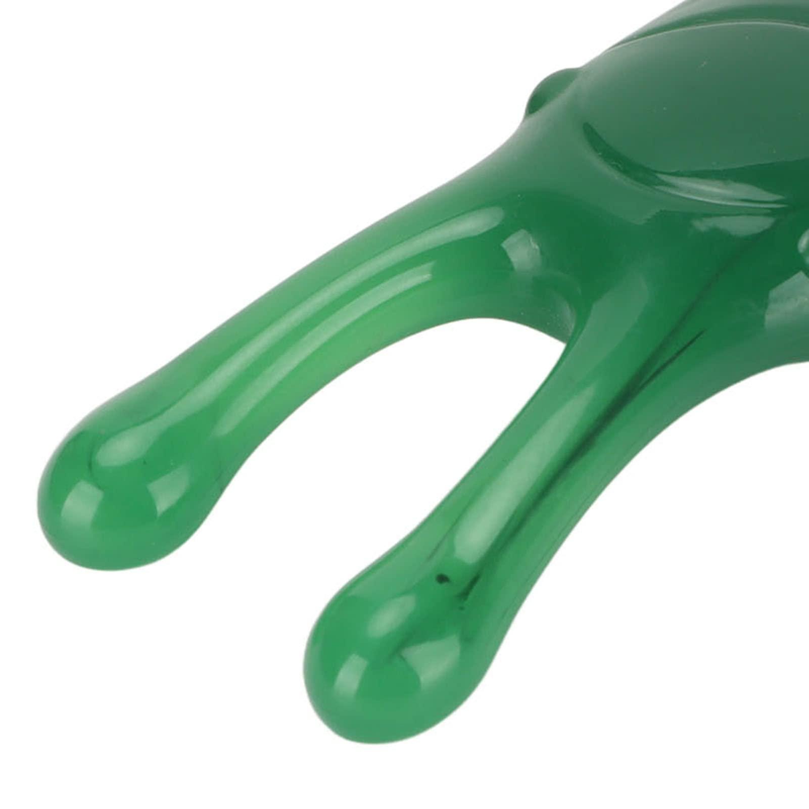 DNEI Nose Gusha Masssage, Resin Material Gua Sha NoseTool Portable Skin Firming Puffiness Reduction High Bridge Nose for Face (Green)