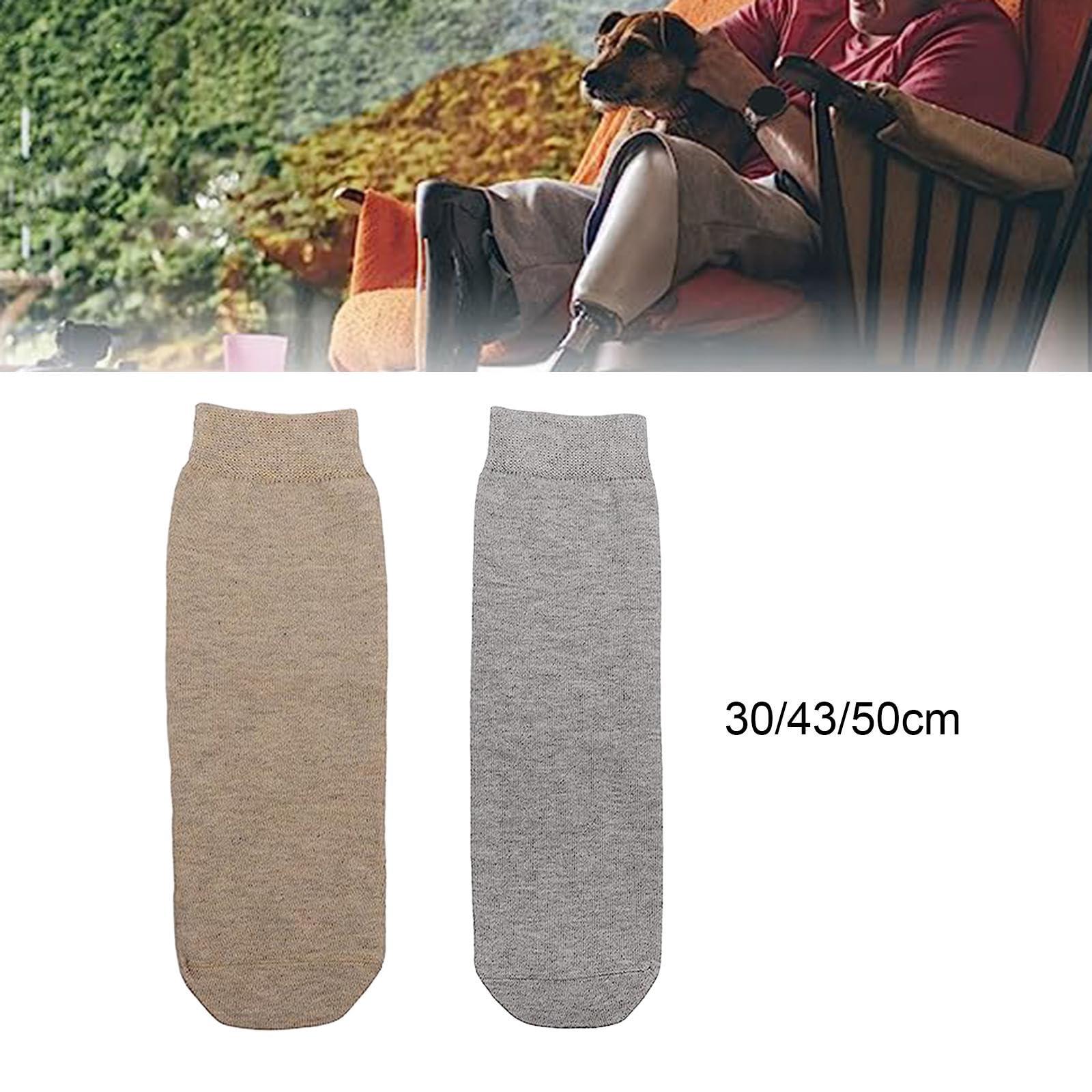 MYADDICTION MYADDICTION Amputee Sock Amputee Care Comfortable Portable Stump Sock for Home Men Women Skin 30cm