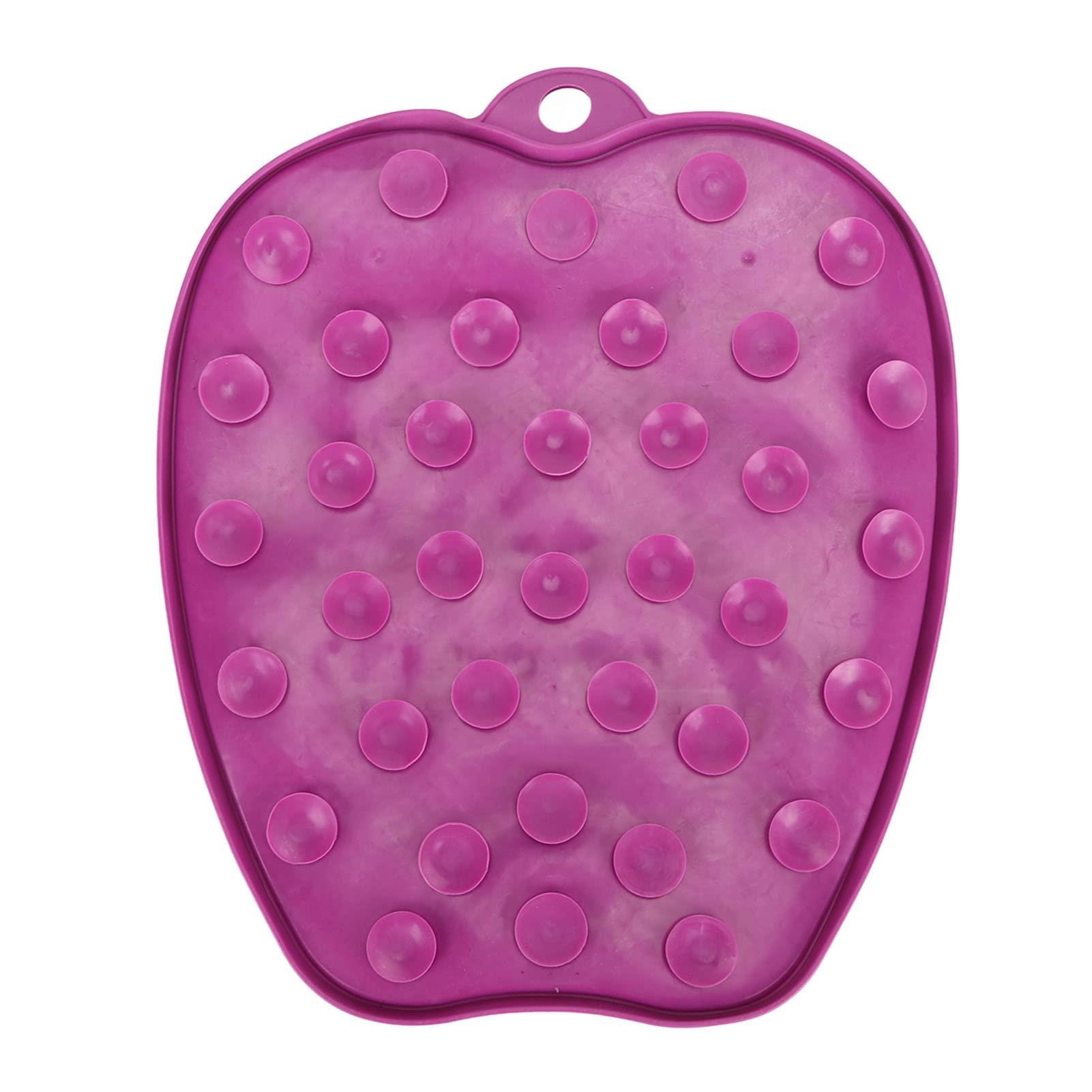 DNEI Feet Cleaner, Shower Foot Scrubber Odour Removal Fatigue Relief for Bathroom (Purple)