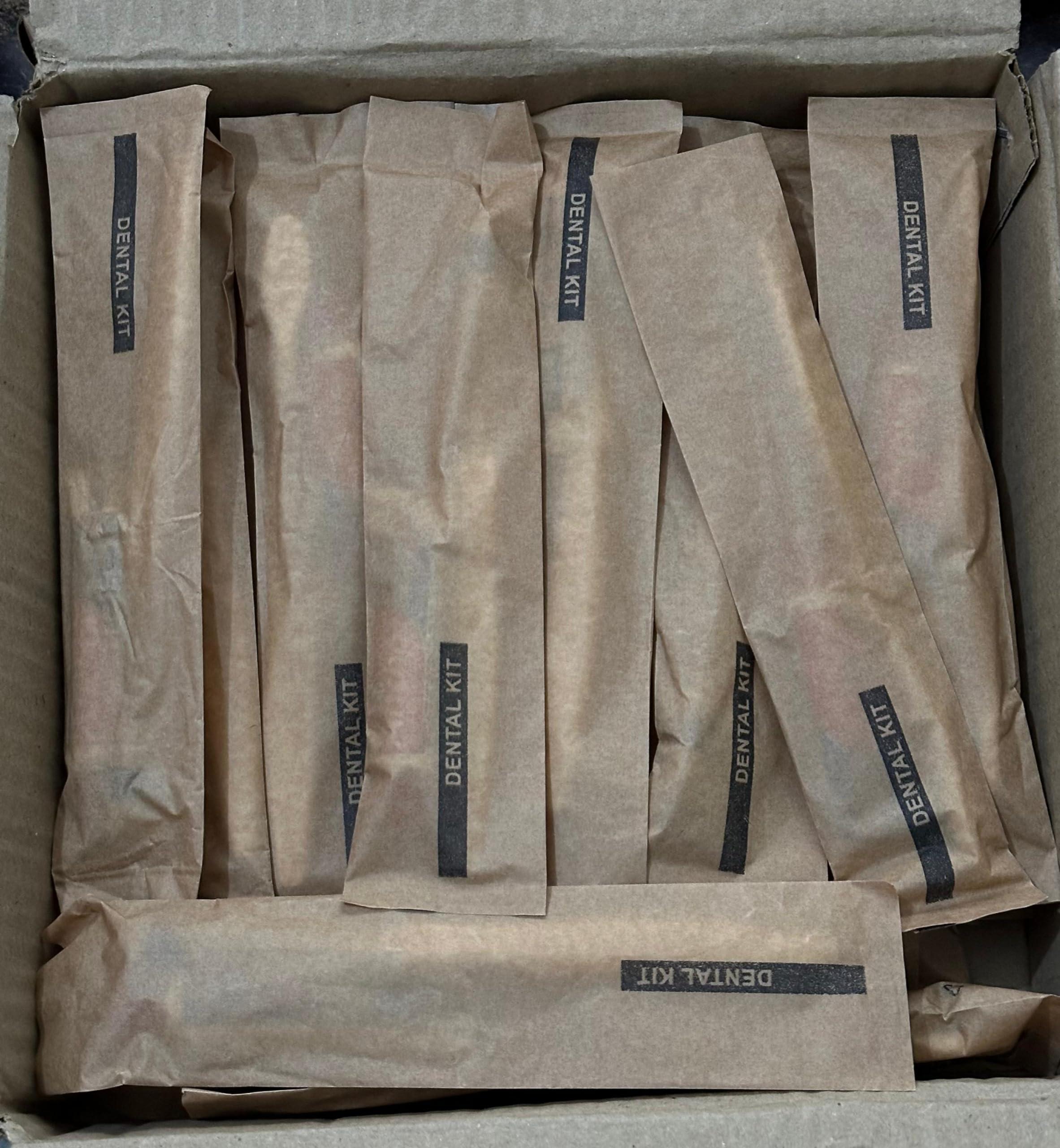 Generic SOLUTION| Hotel Dental Kit| Toothbrushes With Toothpaste (8g) | Disposable Travel Kit | Dental Kit In Bulk | Individually Wrapped | Hotels and Vacation Rentals | Hotel Amenities| (100 Kits)