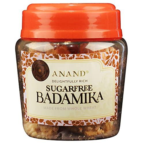 ANAND Anand Sugarfree Badamika - Indian Biscotti Pure Butter and Premium Nuts (130 gm)
