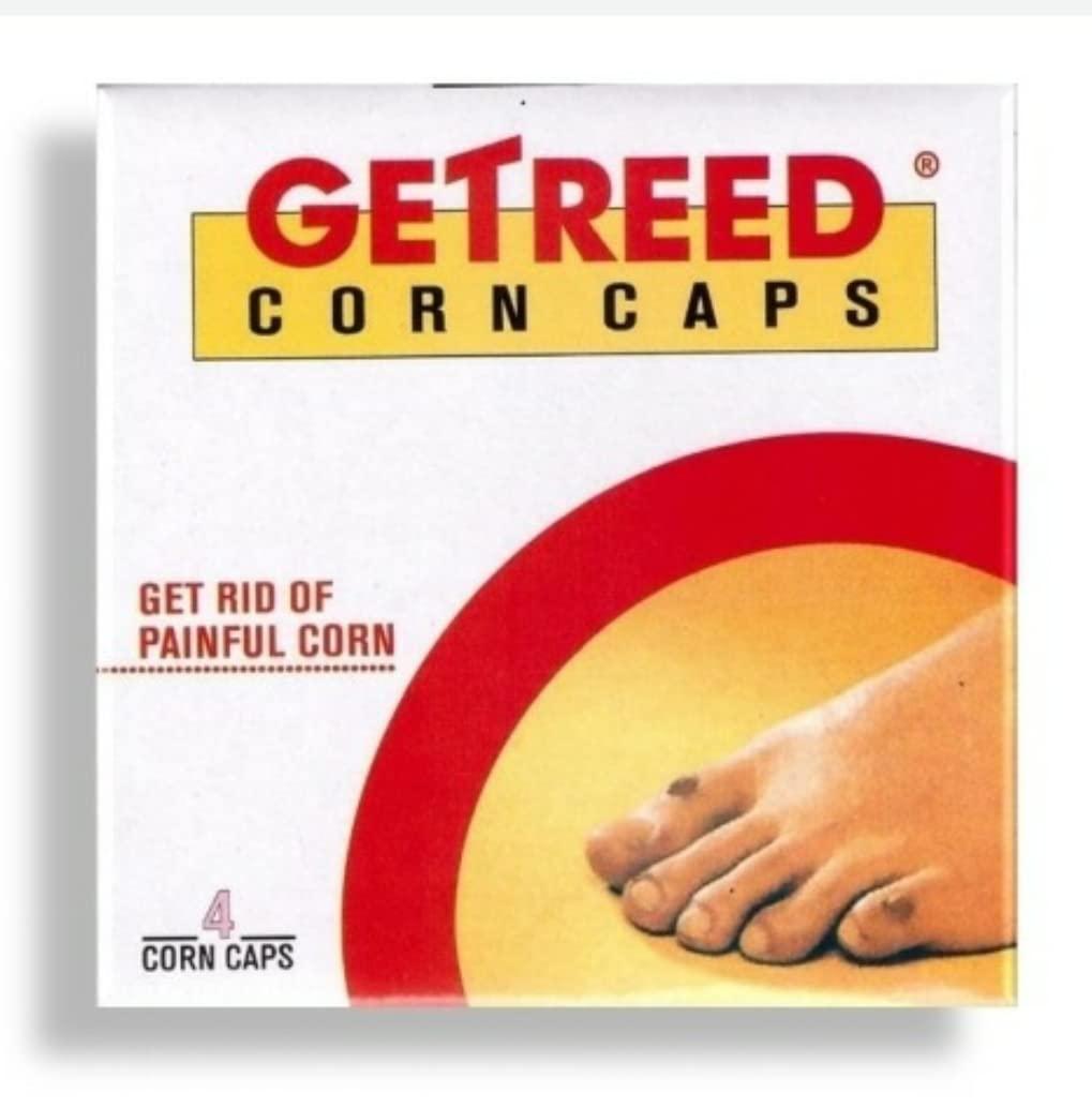 Valentine Remedies Valentine Remedies Getreed Corn Caps Regular Size (4 Caps) - Pack of 5
