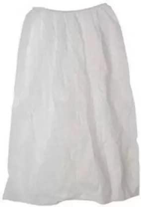 KUDIZE KUDIZE Disposable Facial Gown for Waxing, Salon, Spa, Massage, Parlor, Hospitals, Medical, Surgical (White) - Pack of 10