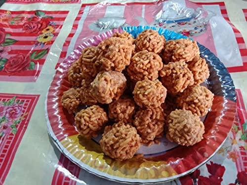 RSD Enterprise Pure Natural beson/chana/chona jaggery laddu- (healthy snacks) / Puja/pujo purpse - 500 Gm