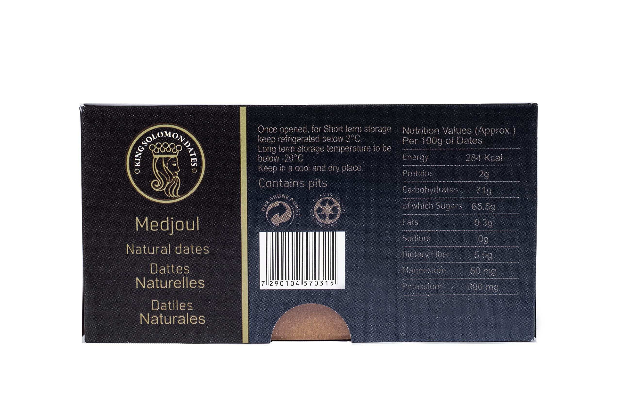 KING SOLOMON DATES KING SOLOMON DATES Large Medjoul/Medjool Dates 1 Kg|All Natural|No Added Sugar|No Preservatives|Gluten Free|Vegan Plant Based|Non-Gmo|Dates Dried Fruits|Khajur|Khajoor|Khejur