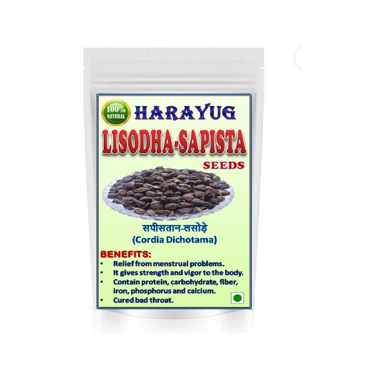 HARAYUG HARAYUG Lisodha Dry - Lasoda - Lasora - Lisoda - Lesua - Sapistan - Cordia Latifolia (100 GM)
