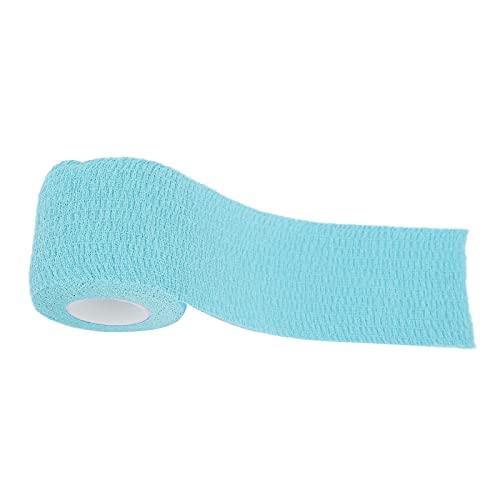 Sojare Elastic Self Adherent Bandage, Reduce Swelling Thin Adhesive Wrap Tape for Wrist for Ankle(blue)