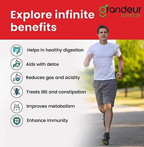 GRANDEUR Grandeur Tummy Fizz Prebiotic And Probiotic Supplement For Gut Health, Digestion, Bloating, Immunity and Metabolism | With 20 Billion CFU & 6 Unique Strains | 15 Effervescent Tabs |