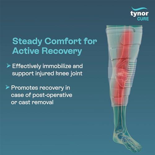 TYNOR Tynor Knee Immobiliser 22"/56cm, Grey, XL, 1 Unit