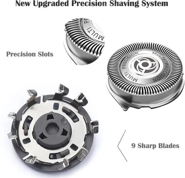 Kudh Products Kudh Products SH50/52 Replacement Heads blade Series 5000 Shavers Compatible AquaTouch PowerTouch multi precision heads-3pcs