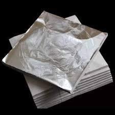 GET FRESH GET FRESH Chandi Vark Silver Leaf Jumbo Sized Sheet German Finest Silver Leaves for Sweets Face Pack Chandi ka Warq Glitters (30 Leaves)