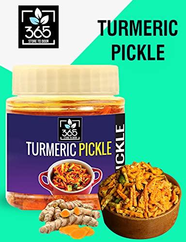 365 STORE TO DOOR 365 STORE TO DOOR Turmeric Pickle, 500g |Haldi Ka Achar | Homemade, Low Sugar, No Preservatives, No Oil | 100% Pure & Hygiene | Immunity Booster | Ready to Eat