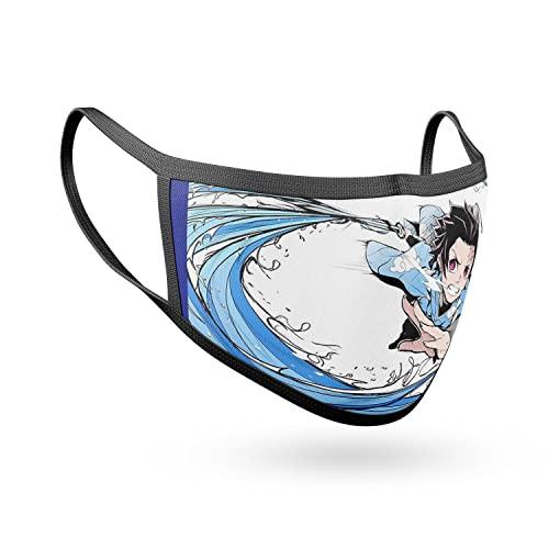 The Midle Skool The Midle Skool KIMETSU NO YAIBA DEMON SLAYER Mask 2 Ply Soft Cloth Face Mask