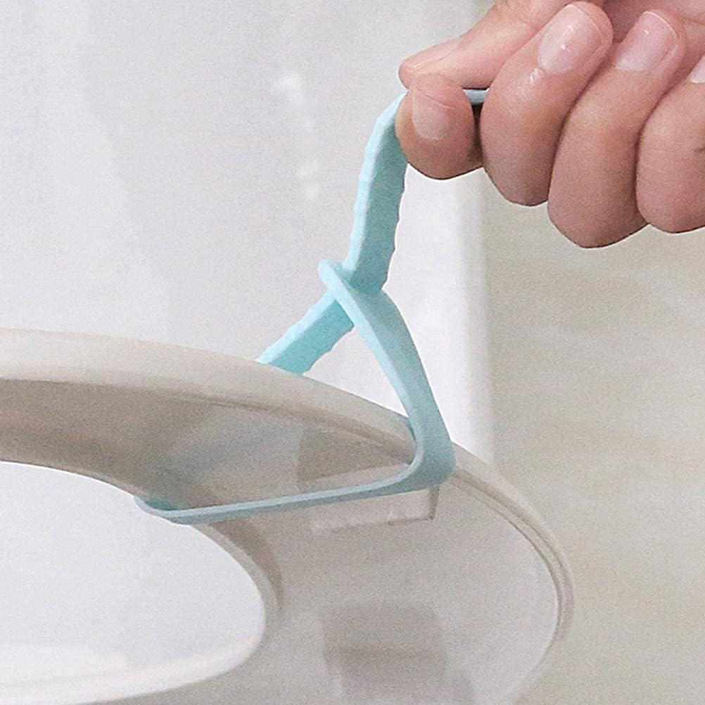 PUTHAK PUTHAK Toilet Seat Handle Lifter Household Toilet Handle, Seat Cushion Lifter, General Purpose Sitting Toilet Lifter Can Avoid Touching The Toilet Lid (Pack Of 4)